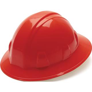 Pyramex SL-serien Fuld brimh?rd hat 4-punkts skraldesuspension r?d