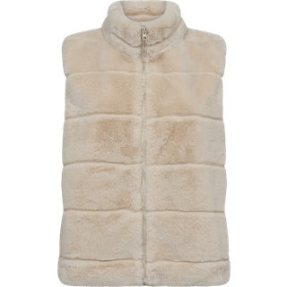 Freequent Vest - FQFoxy Beige Str. XL Freequent.dk