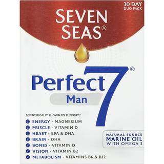Seven Seas Perfect 7 Man 19 essentielle vitaminer og mineraler - 30 dages duo-pakke