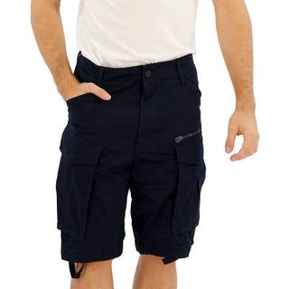 Rovic Zip Relaxed Shorts - Dark blue - Men