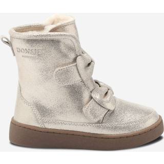 Donsje Isa metallic leather boots - silver - EU 25