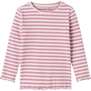 Name It Mauve Orchid/jet Stream Stribet Top