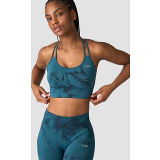 Define Seamless Tie Dye Sport-BH Blågrøn