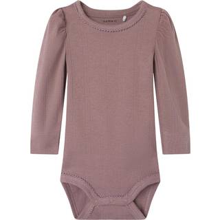 Name It Twilight Mauve Hulmønster Body - Str. 9m 74cm