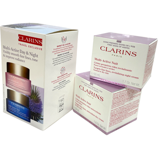 Clarins Multi Active Partners Gavesæt 50ml Day Cream +50ml Natcreme