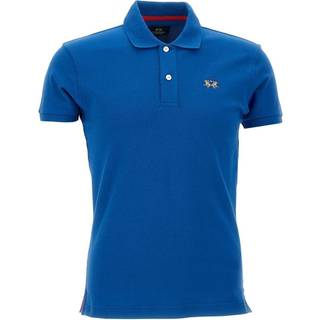 LA MARTINA Herren Polo-Shirt blau Slim Fit
