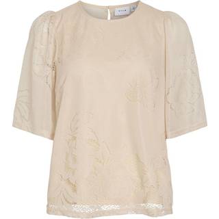 VILA dame top VIKAYLE - Rose Smoke - 38