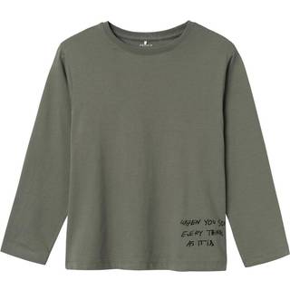 NAME IT Langærmet Bluse Nepanni Tea Leaf