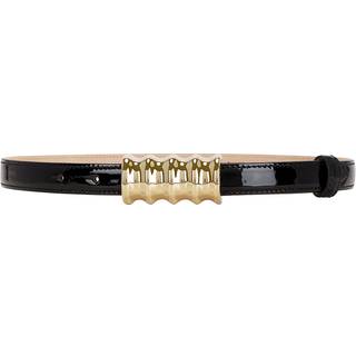 Khaite Julius Small leather belt - black - 75CM
