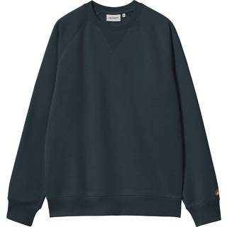 Carhartt WIP Chase Hættetrøje - M - duck blue/gold