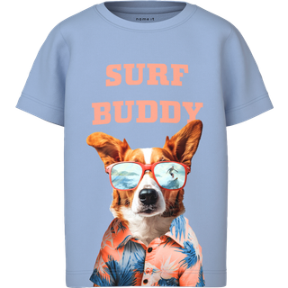 Name It Chambray Blue T-shirt