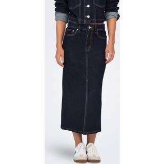 Onlbianca Denim Midinederdel