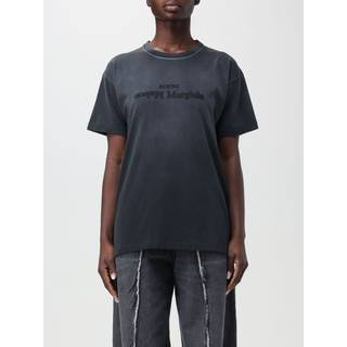 Maison Margiela Logo cotton jersey T-shirt - black - EU 48