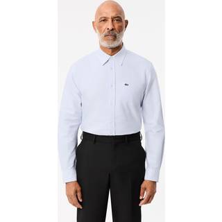 Lacoste Lacoste Blue Striped Oxford 100% Cotton Shirt