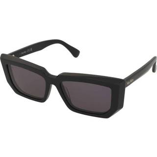 Max Mara Kvinde MM0126 GLIMPSE7 01A Solbriller Acetat Sort Røg Firkantet Normal