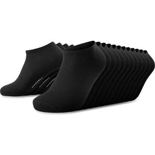 FreeFeel | 12-Pak Sorte Bambus Ankelstrømper