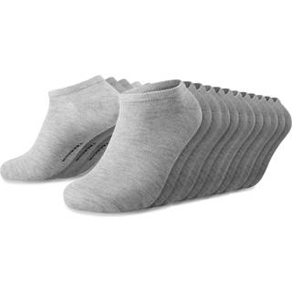 FreeFeel | 12-Pak lysegrå Bambus Ankelstrømper