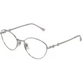 Gucci Kvinde Gucci GG1699O 004 Optiske stel Metal Sølv Transparent Cat Eye