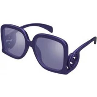 Gucci Kvinde GG1326S 006 Solbriller Injiceret Violet Violet Firkantet