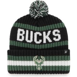 '47 NBA Unisex-ADULLE PRIM?RE LOGO Bering Mansjet Kuffet Pom Beanie Hat (Milwaukee Bucks)