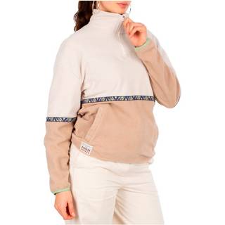 Iriedaily Holina Fleece Troyer Half-Zip Fleecepullover - XS - khaki
