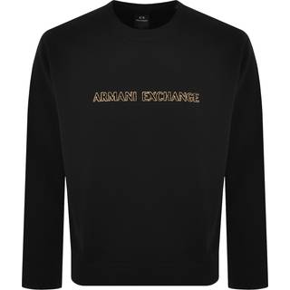 Armani Exchange Logo Sweatshirt Black