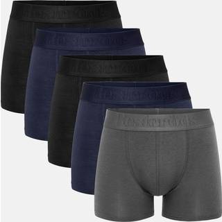 Resteröds 5-pak Gunnar Bamboo Boxer - Grey/Blue - Large * Kampagne *