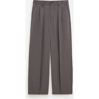 Filippa K Milo Wide Wool Trousers Driftwood