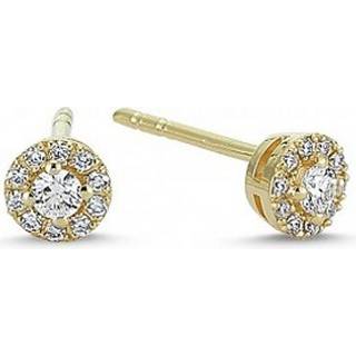 Cordelia - Diamant ørestikker i 14 kt guld med i alt 0,22 ct.