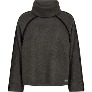 Mos Mosh Mmcaja O-Ls Sweatshirt Sweatshirts 165290 Sharkskin (XS)