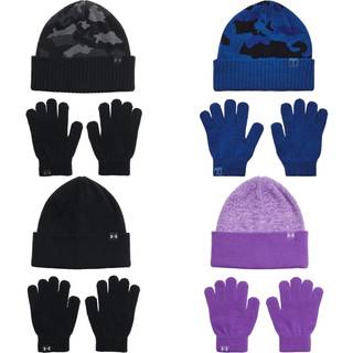 Under Armour Beanie & Gloves Boys' Set Black / Black One Size