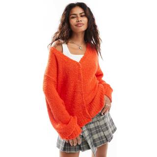 Vans Women's Valerie Boucle Cardigan Sweatere Damer størrelse M farve rød