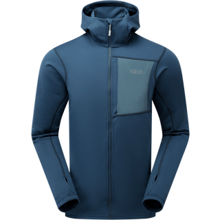 Rab Superflux Hoody Fleecejakke Herrer størrelse XXL farve blå