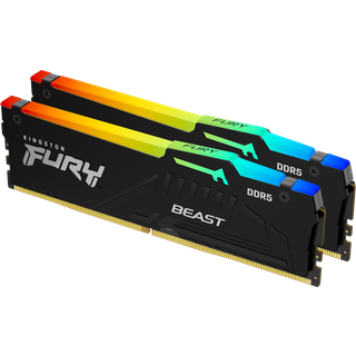 Kingston Technology FURY Beast 32GB 6000MT/s DDR5 CL36 DIMM (Kit of 2) RGB EXPO