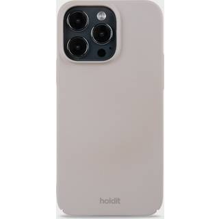 Holdit Slim Case iPhone 15 Pro Max-etui (grå) - På lager i butik