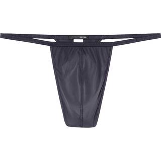 HOM Herren Stringtanga grau Mikrofaser/Funktion unifarben