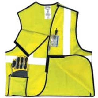 Occunomix X-Large Hi-VIZ GUL MESHPOLYESTER BREAK-AWAY VEST (LUX-SSBRPC-YXL)