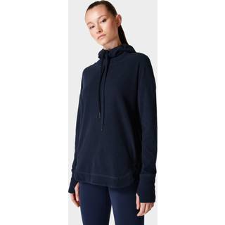 Sweaty Betty Sweaty Betty Navy Blue Escape Luxe Fleece Hoodie