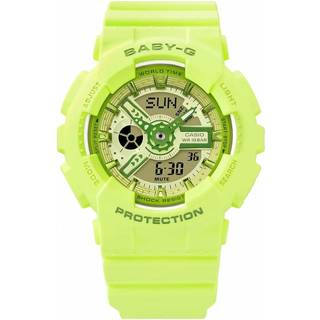 Casio Baby-G BA-110YK-3AER Y2K Neon Green Strap Watch - W59177