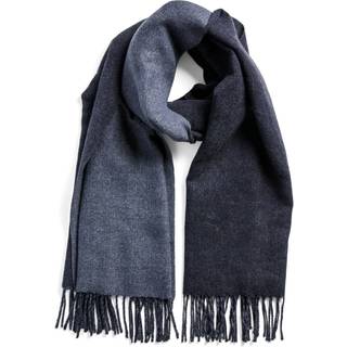 Noah Two Toned Halstørklæde, Medium Grey Melange Black