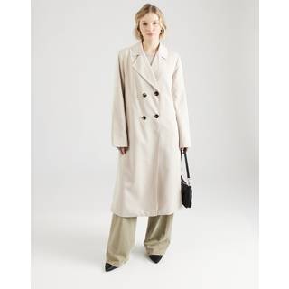 Pieces Pcscarlett LS trenchcoat Silver Gray M