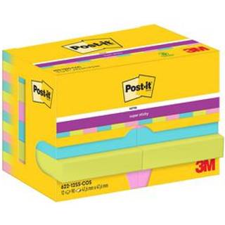 3M Post-it notes super sticky  47,6 x 47,6 mm Cosmic - 12 pack