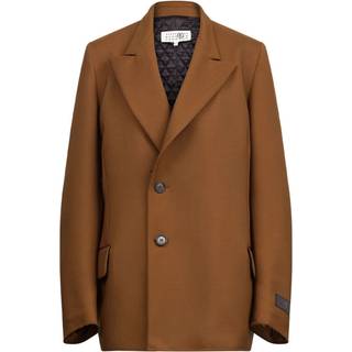 Brown Asymmetrical Blazer - 38