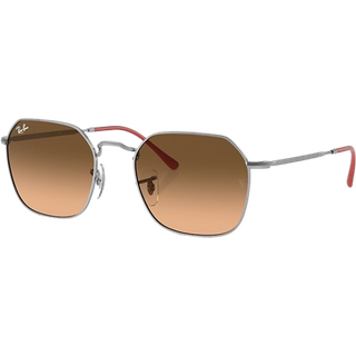 Ray - Ban Unisex RB3694 JIM 003/3B Solbriller Metal Sølv Rosa Geometrisk Normal Skygge - Sølv