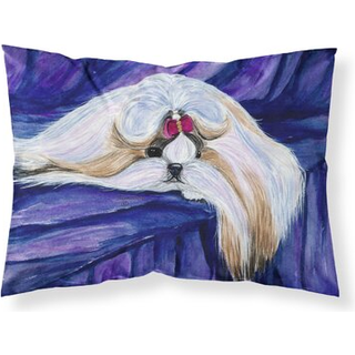 """" Caroline's Treasures SS8605Pillowcase Shih Tzu Moisture Wicking Fabric Standard Pillowcase Large Multicolor """"