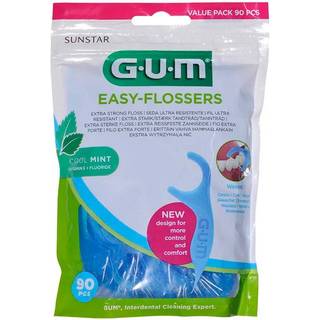 GUM Easy Flossers 90 stk. Tandtrådsbøjler Mint