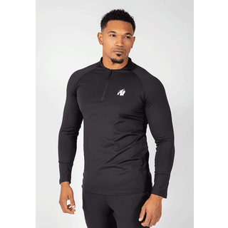 Gorilla Wear Hamilton Hybrid Long Sleeve, black, large