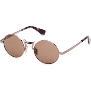Max Mara Kvinde MM0127 SAFIYE 36E Solbriller Metal Bronze Brun Rund Normal