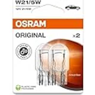 OSRAM ORIGINAL - KILEFODSTYKKE - W21/5W ekstrapære - 2-pakning