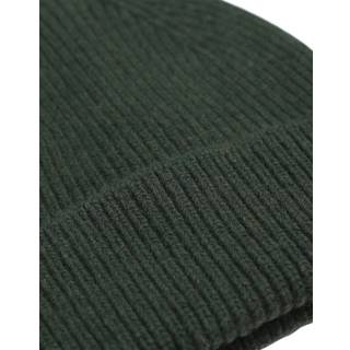 Merino Wool Beanie Hunter Green (One Size)